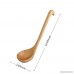 LUCKSTAR Natural Wooden Spoon - Wood Large Soup Ladle Kitchen Tool with Hook Natural Wooden Tableware Kitchenware Porridge Spoon Soup Spoon Bamboo Kitchen dinnerware Tools (One) - B077JNKZL9